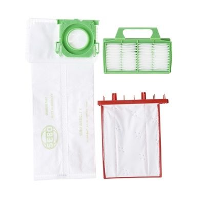 Sebo 6431ER HEPA-box voor Airbelt K incl. 8 Ultra-Bag filterzakken 4-laags, 1 HEPA-filter en 1 micro-hygiënefilter K