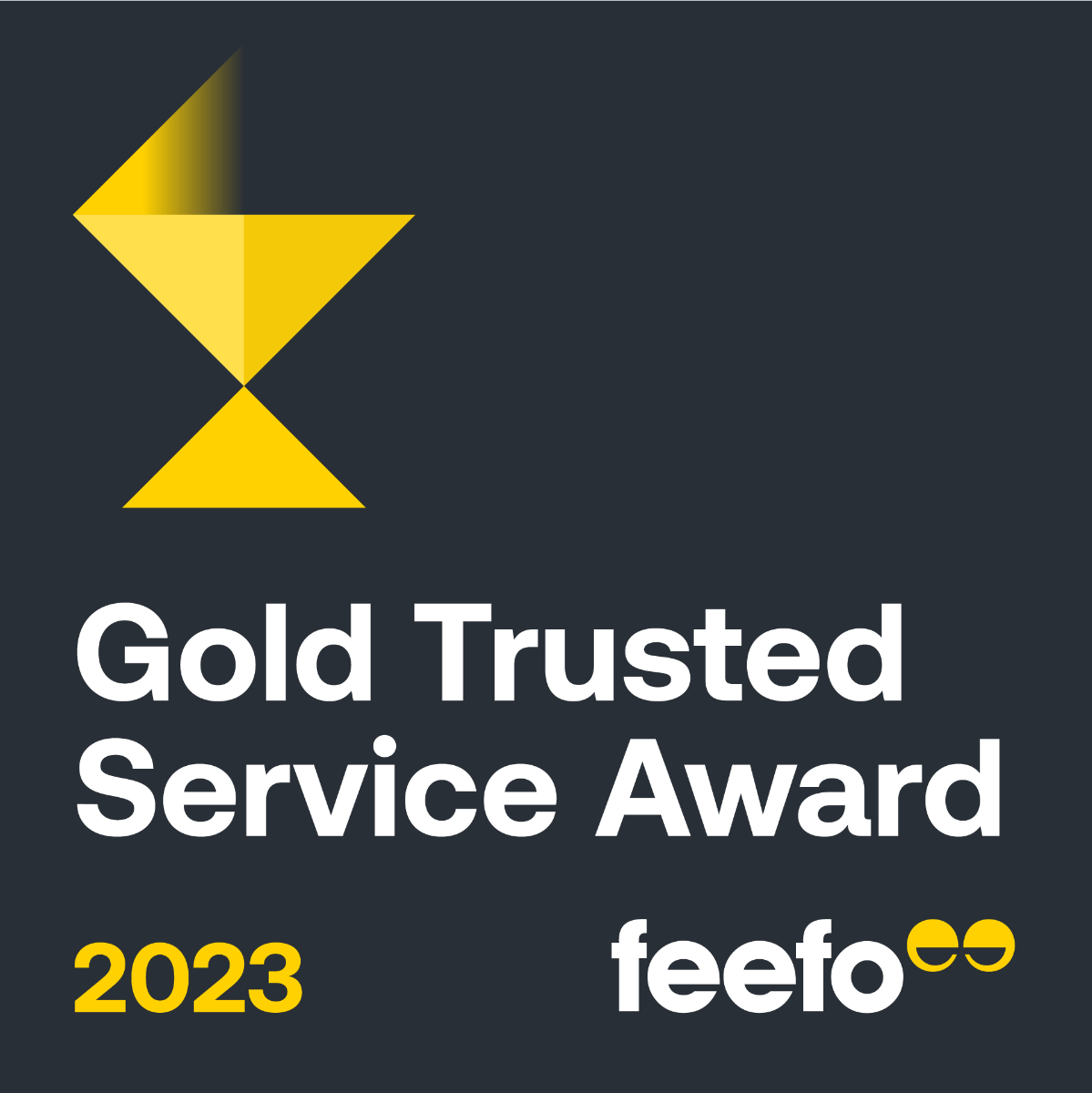 Feefo Gold Service Award 2023