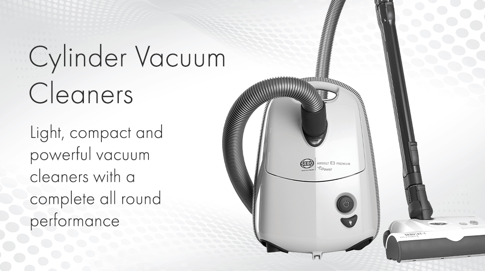 SEBO Cylinder Vacuum Cleaners